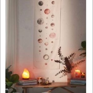 Watercolor lunar chart tapestry from urban outfitters